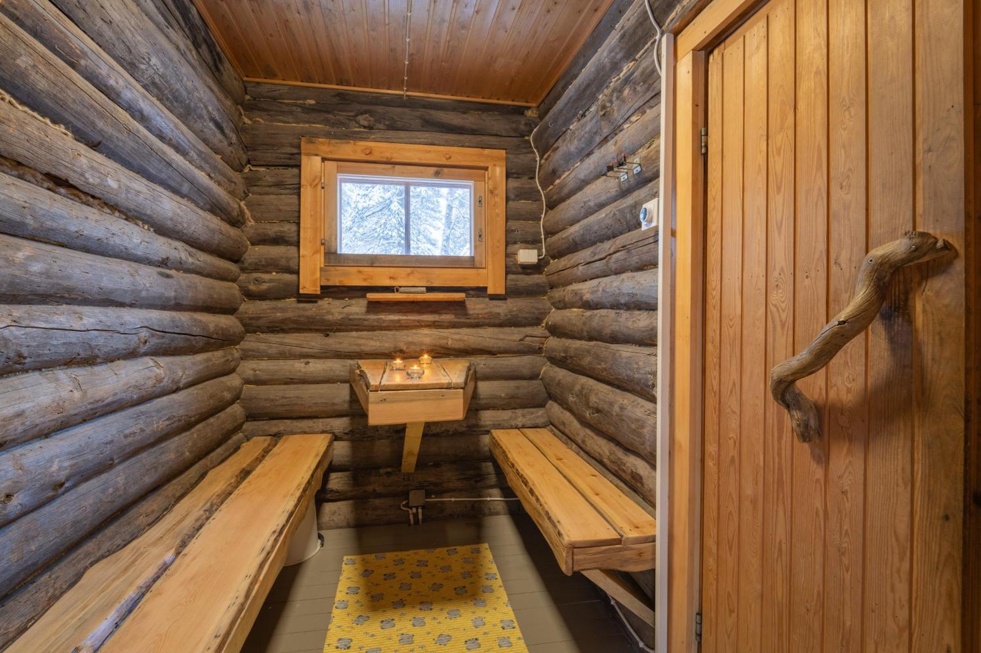 Kuukkeli Log Houses Aurora Cabin - Jaspis Сариселка Екстериор снимка